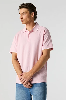Polo avec motif brodé