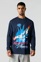 No Halfway Heaven Graphic Long Sleeve Top