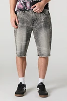 Slim Longline Denim Short