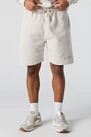 Short en molleton avec motif City embossé