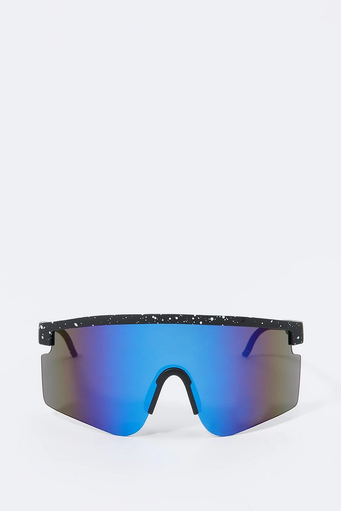 Lunettes de soleil avec éclaboussures peinture