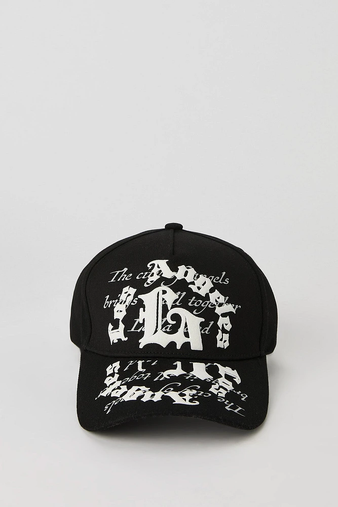LA Gothic Graphic Baseball Hat