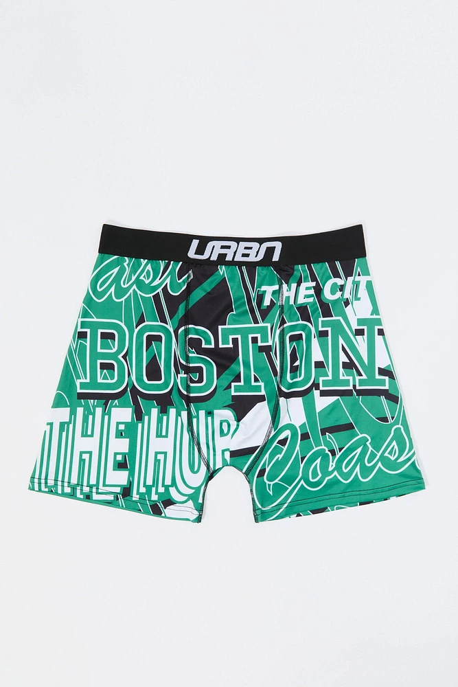 City Print Boxer Brief