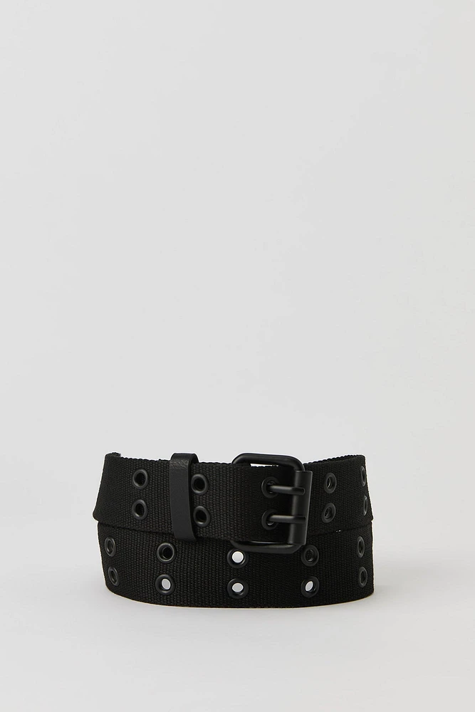 Double Grommet Canvas Belt