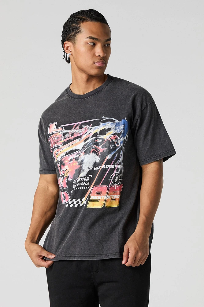 Legend Graphic Washed T-Shirt