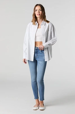 Medium Wash High Rise Skinny Jean