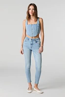 Light Wash High Rise Skinny Jean