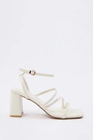 Strappy Open Toe Block Heel
