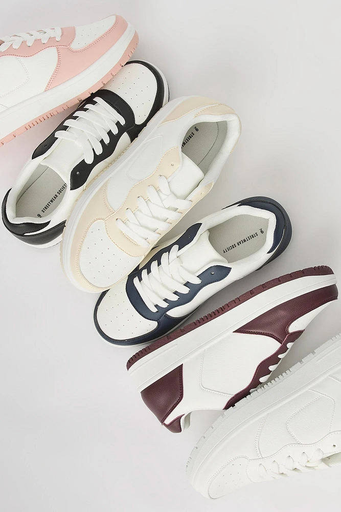 Espadrilles à tige basse lacées classiques