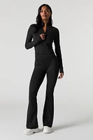 Pantalon Active à jambe évasée et taille haute