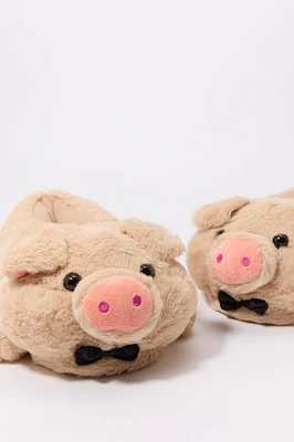 Pantoufles en peluche bébé animal 3D