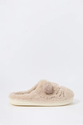 3D Critter Ear Plush Slipper
