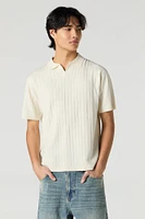 Wide Ribbed Polo