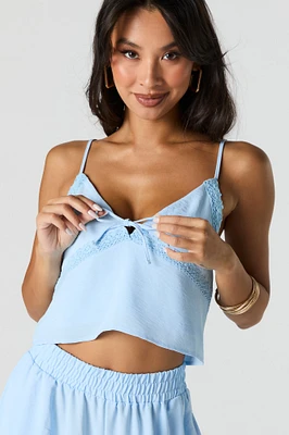 Flowy Lace Trim Cami