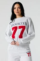 Graphic Fleece Sweatshirt