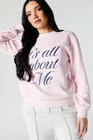 Graphic Fleece Sweatshirt
