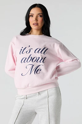 Graphic Fleece Sweatshirt