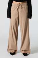 Drawstring Wide Leg Pant