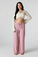 Drawstring Wide Leg Pant