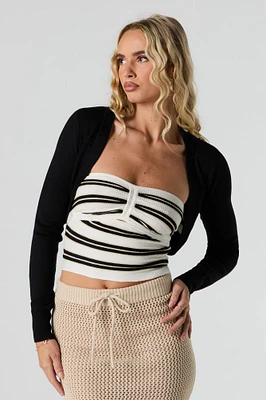 Knit Cropped Shrug