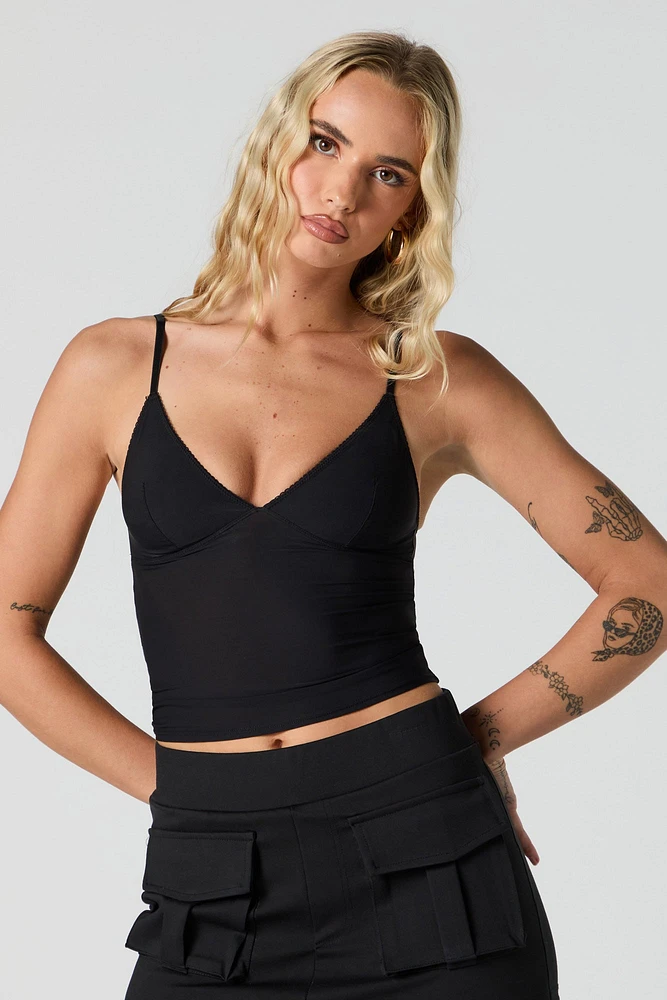 Camisole en filet à col V