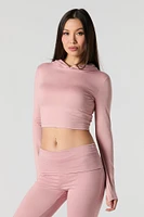 Active Cropped Hoodie