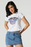 T-shirt court à imprimé Raise Hell