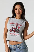 Débardeur sport avec motif brodé