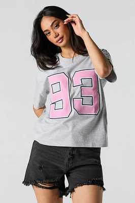 T-shirt avec motif brodé en serg