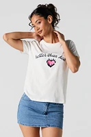Hotter than Hell Embroidered Boyfriend T-Shirt