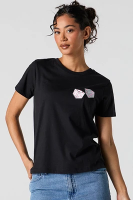 Don't Play with My Heart Graphic Boyfriend T-Shirt