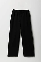 Pantalon d'entraînement à jambe large en molleton pour fille