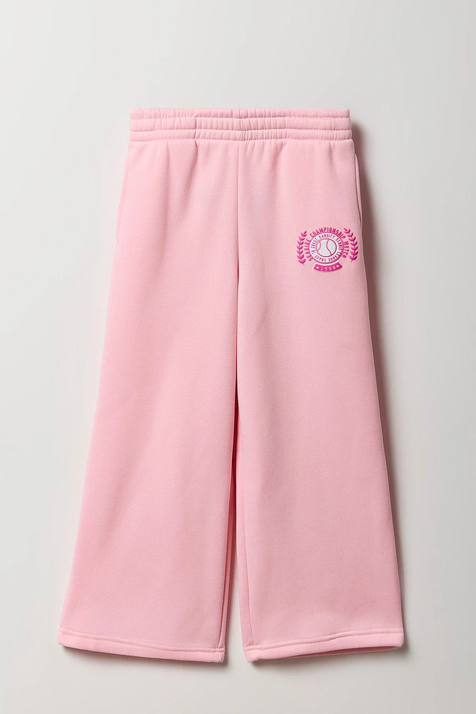 Girls Aero Destination Embroidered Sweatpant