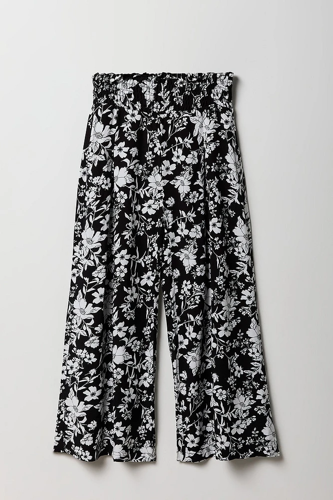 Palazzo à taille smockée pour fille