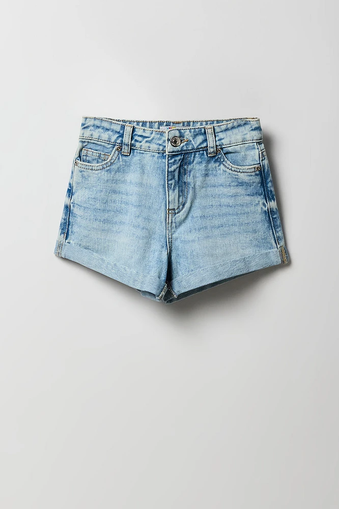 Girls High Rise Mom Short