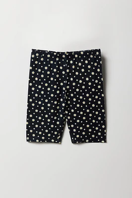 Ensemble avec short de cycliste uni et imprimé pour fille