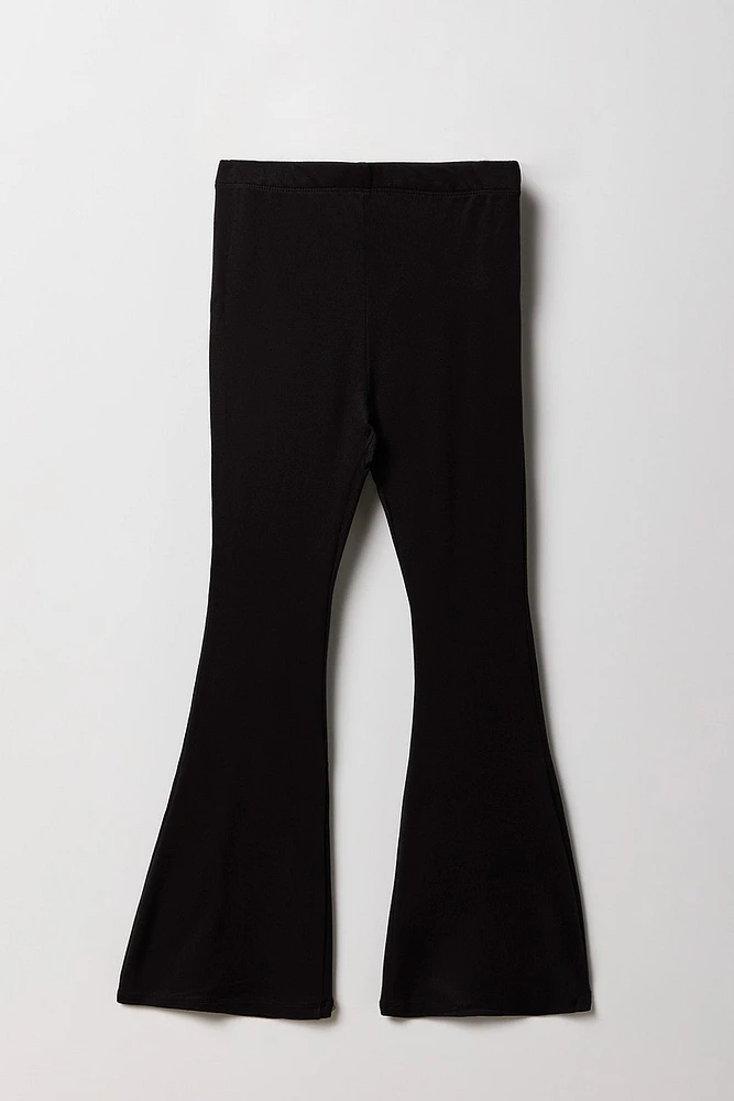 Pantalon à jambe évaséeuni  pour fille