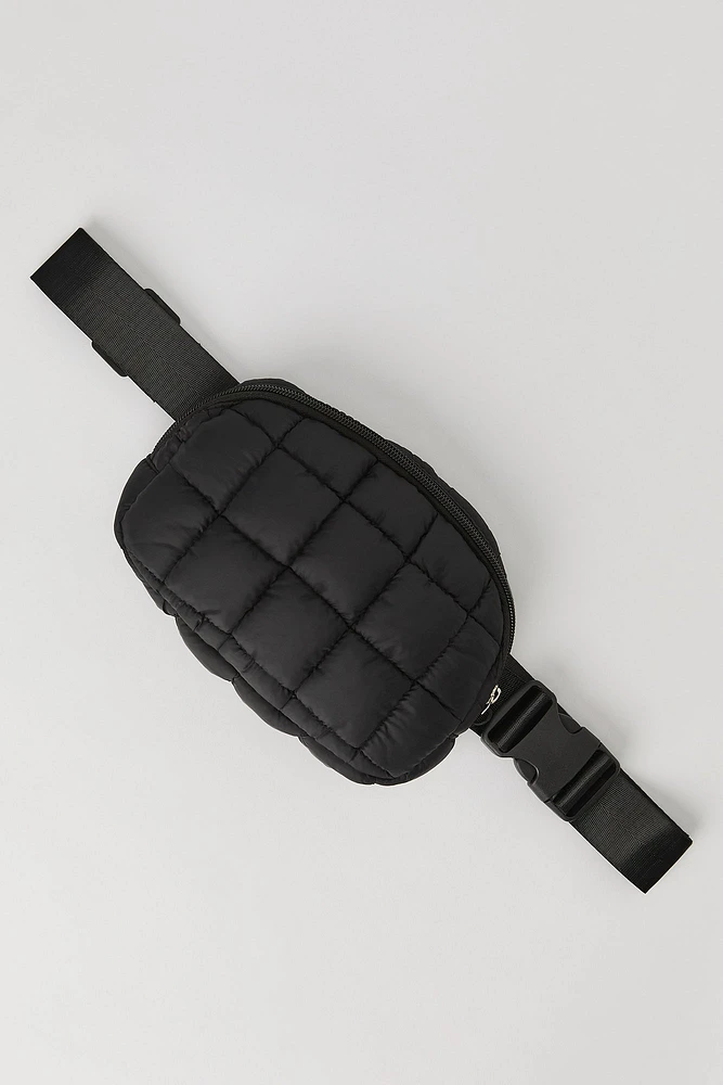 Girls Nylon Quilted Fanny Pack