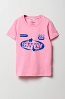 Girls Stitch Racing Graphic T-Shirt