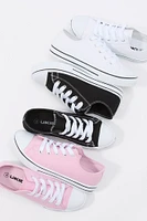 Girls Lace Up Low Top Platform Sneaker