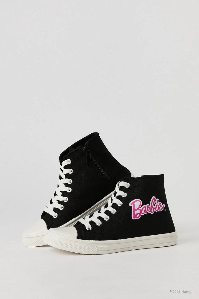 Barbie™ Girls Graphic High Top Lace Up Sneaker