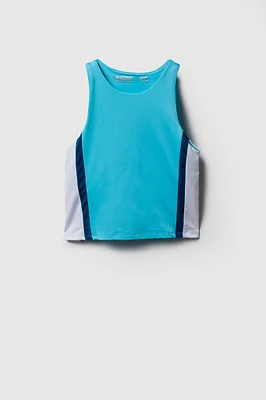 Girls Active Tank with Built-In Cups