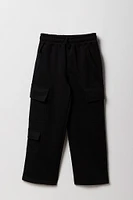 Pantalon d'entraînement cargo en molletton pour enfants