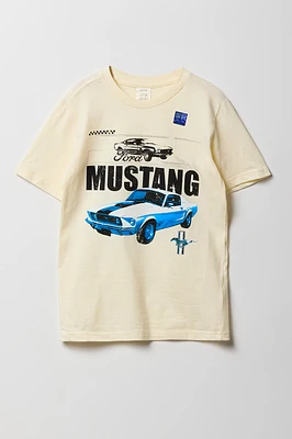 T-shirt à imprimé Ford Mustang pour enfants