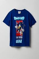 Kids Sonic Top Speed Graphic T-Shirt