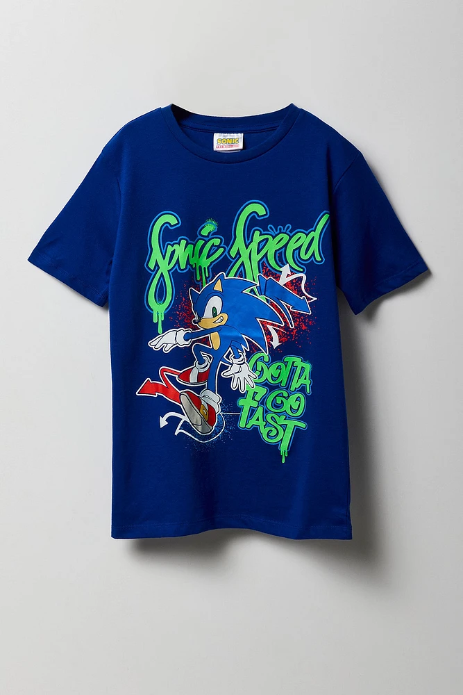 Kids Sonic Gotta Go Fast Graphic T-Shirt
