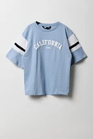 Boys Destination Graphic Colour Block T-Shirt