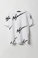 Boys Squiggle Printed T-Shirt