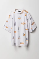 Boys Active Basketball Print T-Shirt
