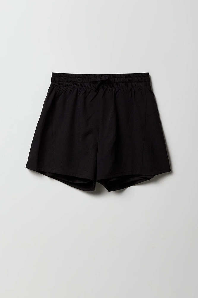 Girls Active Drawstring Short